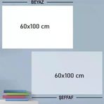 Cngstore® Ders Çalışma Yazı Tahtası Manyetik Duvar Stickerı 100X60 Cm