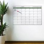 Cngstore® Manyetik Yapışkanlı Bir Aylık Program Planlayıcı Takvim 85X56 Cm