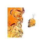 CNGZHN Crystal Head Kuru Kafa Cam Şişe 350 Ml