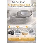 CNGZSHOP Gri Duş PVC Su Sızdırmaz Kenar Bandı 3,2 Mt | Lavabo, Küvet, Tezgah, Banyo & Mutfak Yalıtım Bandı