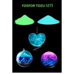 cnk craft shop 10gr Epoksi Fosfor Tozu ,Karanlıkta Parlayan Toz, Epoksi Fosfor Fosfor Tozu,Mavi Yeşil Fosfor B13+B3