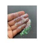 cnk craft shop Epoksi Chunky Glitters Sim Beyaz 4gr Holografik Epoksi Reçine Tırnak Makyaj Glitter