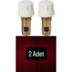 CNK Termostatik Radyatör Petek Vanası Ventili 41.3mm 2'Lİ (Kompakt Tip Panel Radyatörler İçin)