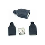 Cnl 4 Pin Dişi USB Soket - Plastik Kapaklı USB Bağlantı