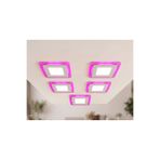 CNL 5 li Paket Kare Sıva Altı Led Spot Aydınlatma 6 WATT Çift Renk 3 Kademe Pembe Beyaz Gece Lambası Armatür