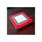 CNL Kare Sıva Üstü Led Spot Armatür 6 watt Çift Renk Üç Kademe Kırmızı Beyaz