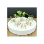 ÇNR Home Collection 6' lı LÜX KAHVE YANI MİNİ LOKUMLUK ŞEKERLİK SOSLUK