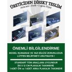 CNR Tabela Ve Aksesuar Kişiye & Firmaya Özel Pleksi Plakalık - Beyaz - Siyah - Saks Mavisi - Kırmızı - Haki