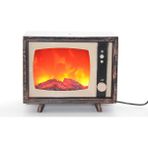 Çnrline Tv Tasarımlı Ledli Şömine Lamba - Çok Renkli