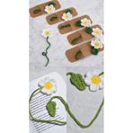 CNS GRUP 10’lu Paket El Örgüsü Papatya Hediyelik Kur’an Ayracı & Kitap Ayracı