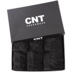 Cnt 6'lı Likralı Premium Paket Siyah Erkek Boxer