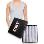 Cnt Erkek Atlet Pamuklu Basic 5'li Premium Paket - 2XL - Gri Melanj