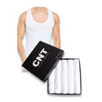 CNT Erkek Atlet Pamuklu Basic 5'li Premium Paket (Beyaz)