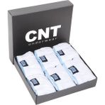 Cnt Erkek Boxer Likralı 6'lı Premium Paket - Beyaz - S