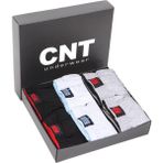 Cnt Erkek Boxer Likralı 6'lı Premium Paket - S