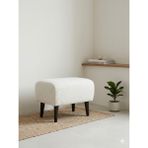 Co Art Home Premium Boucle Serisi Puf - Minimalist Modern Salon - Yatak Odası |48X40X38| - Krem