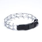 Coastal Pet Titan Easy-On Köpek Tırnaklı Eğitim Tasması Tokalı - Köpek Eğitimi için Doğal Düzeltme Tasma - Yandan Serbest Bırakma Tokası - Siyah - 3,3 mm x 50,8 cm