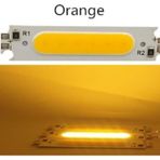 COB LED Çip Turuncu 12V 2W 6015 PCB Bord DIY Işık Kaynağı