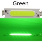 COB LED Çip Yeşil 12V 2W 6015 PCB Bord DIY Işık Kaynağı