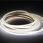 Cob Led Şerit 5metre 12v 320led/m 6500k Soğuk Beyaz 10w 8mm Ip20 Aydınlatma Işık Hortum Kendinden Yapışkanlı