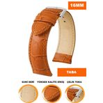 COBRA 16mm Fossil-Welder-Casio-Seiko-Omega-Armani Saat Uyumlu Deri Saat Kordonu Kayışı PUCRC16MM