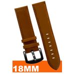COBRA 18mm Fossil-Welder-Casio-Seiko-Omega-Armani Saat Uyumlu Deri Saat Kordonu Kayışı AL11SFT18MM