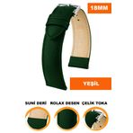 COBRA 18mm Fossil-Welder-Casio-Seiko-Omega-Armani Saat Uyumlu Deri Saat Kordonu Kayışı PURLX18MM