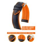 COBRA 20mm Fossil-Welder-Casio-Seiko-Omega-Armani Saat Uyumlu Deri Silikon Saat Kordonu Kayışı