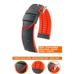 COBRA 22mm Fossil-Welder-Casio-Seiko-Omega-Armani Saat Uyumlu Deri Silikon Saat Kordonu Kayışı DS22MM