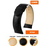 COBRA 24mm Fossil-Welder-Casio-Seiko-Omega-Armani Saat Uyumlu Deri Saat Kordonu Kayışı PUCRC24MM