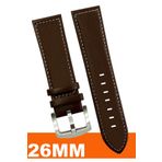 COBRA 26mm Fossil-Welder-Casio-Seiko-Omega-Armani Saat Uyumlu Deri Saat Kordonu Kayışı AL11SFT26MM uyumlu