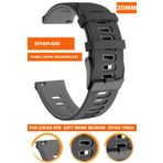 COBRA Samsung Galaxy Watch 4 5 5 Pro 6 40mm-42mm-44mm-46mm Uyumlu 20mm Silikon Saat Kordonu Kayışı A5620MM