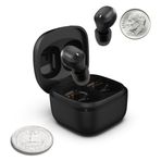 Coby Mini Gerçek Kablosuz Kulaklıklar | Kompakt Hafif Kulak İçi Kulaklıklar Kılıflı | Dünyanın En Küçük Kablosuz Kulak Tomurcukları ve Dahili Mikrofonlu | Kablosuz Kulaklıklar, Bluetooth Kulaklıklar