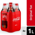 Coca-Cola Orijinal Tat Pet 4X1 L - 1 lt