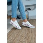 Cochines Kadın Siyah Kısa Günlük Keten Spor Ayakkabı Sneaker