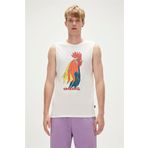 Cockeral Tank-Top Off-White Beyaz Baskılı Erkek Atlet