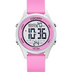 Cockpıt CK-3758PK Pembe Silikon Kordon Dijital Kadın Kol Saati - 40
