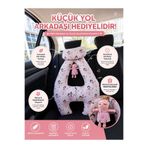 Coco Dilek Oyun arkadaşlı prenses desenli seyehat yastığı,2-8 yaş boyun yastığı(oyuncak hediyeli)