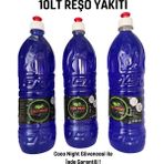 Coco Night 10 Lt Reşo Osmanlı Ocağı, Mangal, Soba ve Şömine Tutuşturucu Jel Yakıtı - Mavi - 10 Adet
