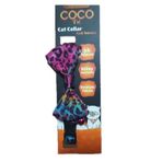 Coco Pet Papyon Pembe Desenli Ayarlanabilir Kedi Ve Minik Köpek Tasması