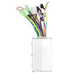Cocoarm Kontrol Cihazı Hassas Fren Kontrolü Fırçasız Kontrol Cihazı 36V / 48V 350W Scooter Elektrikli Bisiklet Için Fırçasız Motor Kontrol Cihazı, Alüminyum Alaşımlı Kabuk,