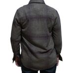 Cococan8 Erkek Oduncu Gömlek Slim Fit Uzun Kol Ekose Desen Koyu Kahve Akrilik Kumaş Yumuşak Dokulu - 2XL - Çok Renkli
