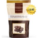 Cocomek's Bitter Para Pul Konfiseri Çikolata 2.5 kg - 2,5 kg