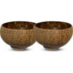 Coconut Products 2'li Set Jumbo Özel Tasarım Hindistan Cevizi Kase
