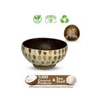 Coconut Products Sedef Kaplama El Yapımı Hindistan Cevizi Kasesi Ve Kase Altlığı - Coconut Bowl - Çerezlik