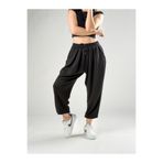 COCOPELLI Pileli Siyah Kadın Jogger Pantolon COC2849