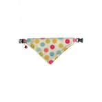 Cocopet Daire Desenli Ayarlanabilir Fular Bandana Kedi Tasması