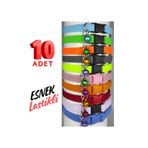 Cocopet Lastikli Esnek Kedi Boyun Tasması 10 Adet Lastikli Esneyebilen Tasma Kedi Tasması