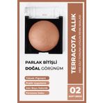 Cocosh She Terracota Allık 10 gr 02 Soft Bronz, Kolay Dağılım, Topaklanmaz, Ince-pürüzsüz Doku, Canlı Görünüm