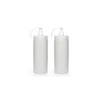 CocoVia 2 ADET 700 ml Şeffaf Plastik Yağdanlık Masterchef Yağdanlık Sosluk Sirkelik